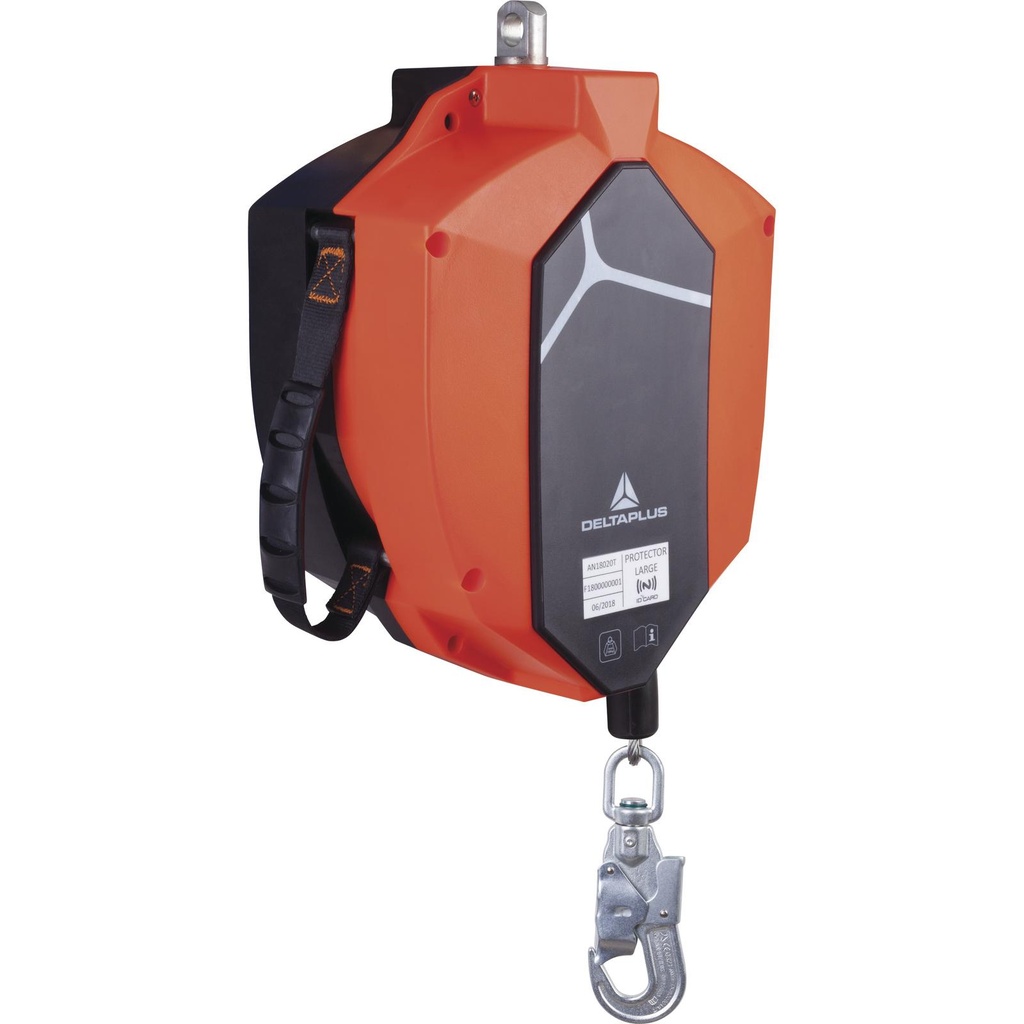 [AN18020T_] PROTECTOR 20 M GALVANISED CABLE Ø 5 MM + 1 AM016 SWIVEL CONNECTOR AND FALL INDICATOR