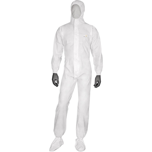 DELTATEK 5000 DISPOSABLE OVERALLS WITH HOOD - 5B TYPE - 6B TYPE